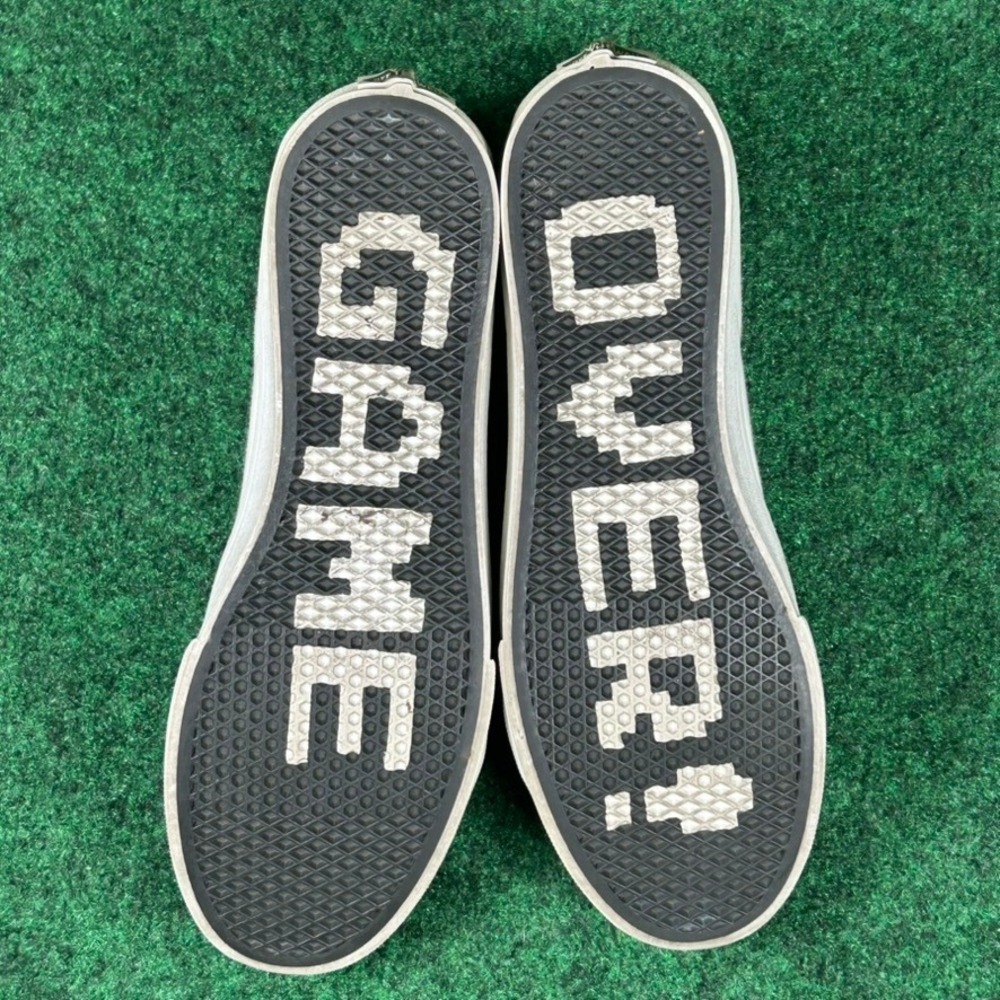 Vans x Nintendo Sk8-Hi Super Mario Bros White Gold Pixel Sneakers 721278 Men 6.5 - Picture 8 of 9